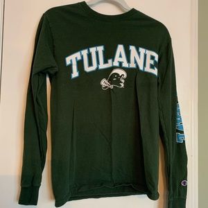 Tulane University Champion Long Sleeve Shirt